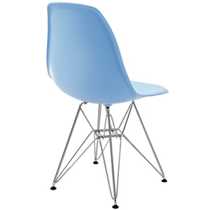 ModwayModway Paris Dining Side Chair EEI-179 EEI-179-LBU- BetterPatio.com