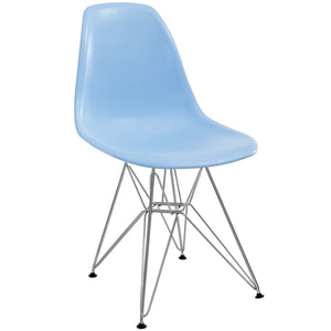 ModwayModway Paris Dining Side Chair EEI-179 EEI-179-LBU- BetterPatio.com