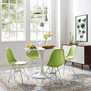 ModwayModway Paris Dining Side Chair EEI-179 EEI-179-LGN- BetterPatio.com