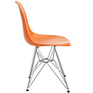 ModwayModway Paris Dining Side Chair EEI-179 EEI-179-ORA- BetterPatio.com