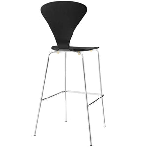 ModwayModway Passage Dining Bar Stool Set of 2 EEI-4231 EEI-4231-BLK- BetterPatio.com