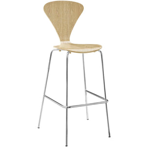 ModwayModway Passage Dining Bar Stool Set of 2 EEI-4231 EEI-4231-NAT- BetterPatio.com