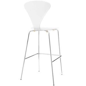 ModwayModway Passage Dining Bar Stool Set of 2 EEI-4231 EEI-4231-WHI- BetterPatio.com