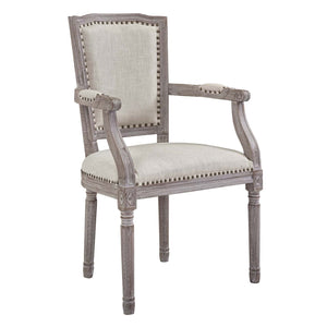 ModwayModway Penchant Dining Armchair Upholstered Fabric Set of 2 EEI-3462 EEI-3462-BEI- BetterPatio.com