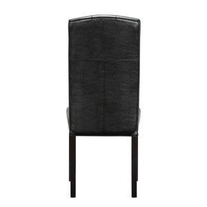 ModwayModway Perdure Dining Chairs Vinyl Set of 4 EEI-3464 EEI-3464-BLK- BetterPatio.com