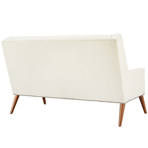 ModwayModway Peruse Performance Velvet Loveseat EEI-2462 EEI-2462-IVO- BetterPatio.com