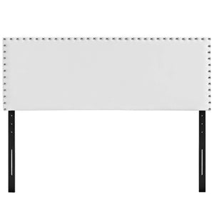 ModwayModway Phoebe Full Upholstered Vinyl Headboard MOD-5383 MOD-5383-WHI- BetterPatio.com