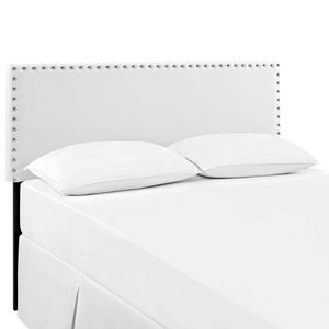 ModwayModway Phoebe Full Upholstered Vinyl Headboard MOD-5383 MOD-5383-WHI- BetterPatio.com