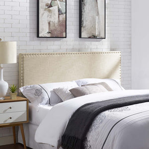 ModwayModway Phoebe King Upholstered Fabric Headboard MOD-5388 MOD-5388-BEI- BetterPatio.com