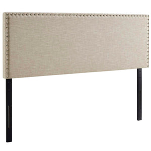 ModwayModway Phoebe King Upholstered Fabric Headboard MOD-5388 MOD-5388-BEI- BetterPatio.com