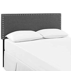 ModwayModway Phoebe King Upholstered Fabric Headboard MOD-5388 MOD-5388-GRY- BetterPatio.com