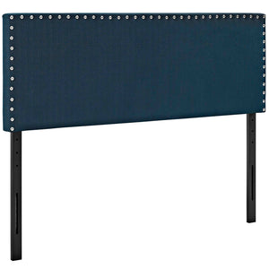 ModwayModway Phoebe Queen Upholstered Fabric Headboard MOD-5386 MOD-5386-AZU- BetterPatio.com