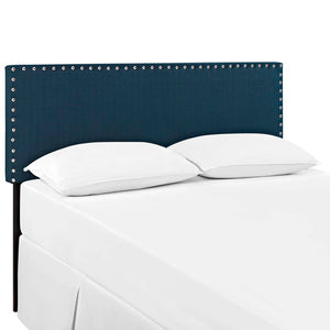 ModwayModway Phoebe Queen Upholstered Fabric Headboard MOD-5386 MOD-5386-AZU- BetterPatio.com