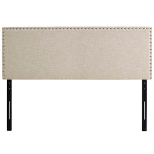 ModwayModway Phoebe Queen Upholstered Fabric Headboard MOD-5386 MOD-5386-BEI- BetterPatio.com