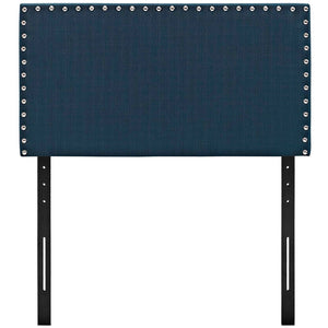 ModwayModway Phoebe Twin Upholstered Fabric Headboard MOD-5382 MOD-5382-AZU- BetterPatio.com