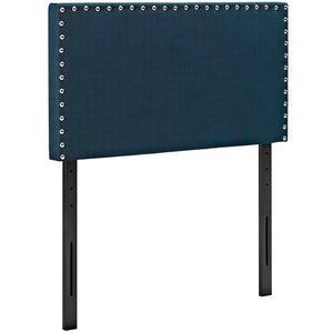 ModwayModway Phoebe Twin Upholstered Fabric Headboard MOD-5382 MOD-5382-AZU- BetterPatio.com