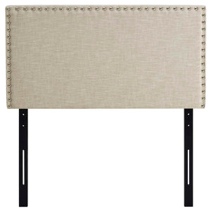 ModwayModway Phoebe Twin Upholstered Fabric Headboard MOD-5382 MOD-5382-BEI- BetterPatio.com