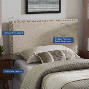 ModwayModway Phoebe Twin Upholstered Fabric Headboard MOD-5382 MOD-5382-BEI- BetterPatio.com