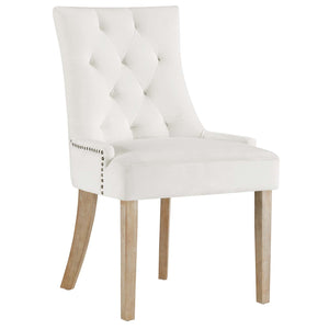 ModwayModway Pose Dining Chair Performance Velvet Set of 2 EEI-3504 EEI-3504-IVO- BetterPatio.com