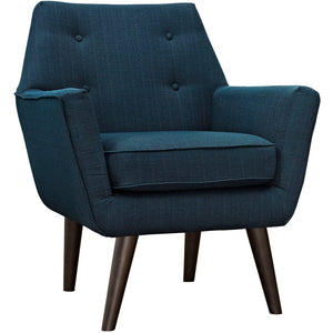 ModwayModway Posit Upholstered Fabric Armchair EEI-2136 EEI-2136-AZU- BetterPatio.com