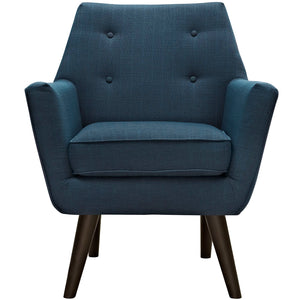 ModwayModway Posit Upholstered Fabric Armchair EEI-2136 EEI-2136-AZU- BetterPatio.com