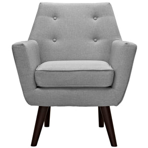 ModwayModway Posit Upholstered Fabric Armchair EEI-2136 EEI-2136-LGR- BetterPatio.com