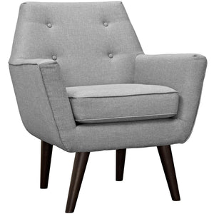 ModwayModway Posit Upholstered Fabric Armchair EEI-2136 EEI-2136-LGR- BetterPatio.com