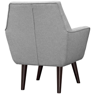 ModwayModway Posit Upholstered Fabric Armchair EEI-2136 EEI-2136-LGR- BetterPatio.com