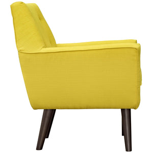 ModwayModway Posit Upholstered Fabric Armchair EEI-2136 EEI-2136-SUN- BetterPatio.com