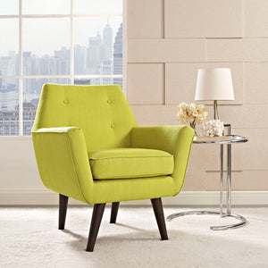 ModwayModway Posit Upholstered Fabric Armchair EEI-2136 EEI-2136-WHE- BetterPatio.com