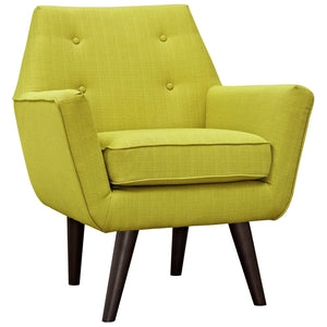 ModwayModway Posit Upholstered Fabric Armchair EEI-2136 EEI-2136-WHE- BetterPatio.com