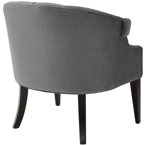 ModwayModway Precept Accent Performance Velvet Armchair EEI-3452 EEI-3452-GRY- BetterPatio.com