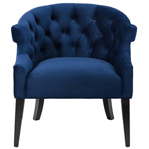 ModwayModway Precept Accent Performance Velvet Armchair EEI-3452 EEI-3452-NAV- BetterPatio.com