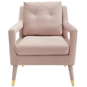 ModwayModway Premise Armchair Performance Velvet Set of 2 EEI-4428 EEI-4428-PNK- BetterPatio.com