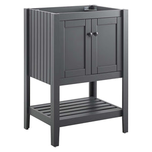 ModwayModway Prestige 23" Bathroom Vanity Cabinet (Sink Basin Not Included) EEI-3919 EEI-3919-GRY- BetterPatio.com