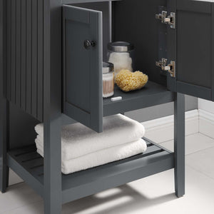 ModwayModway Prestige 23" Bathroom Vanity Cabinet (Sink Basin Not Included) EEI-3919 EEI-3919-GRY- BetterPatio.com