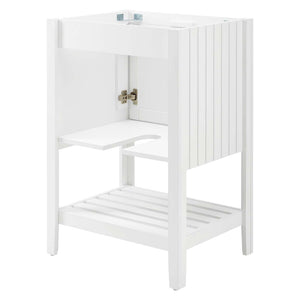 ModwayModway Prestige 23" Bathroom Vanity Cabinet (Sink Basin Not Included) EEI-3919 EEI-3919-WHI- BetterPatio.com