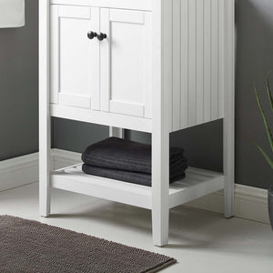 ModwayModway Prestige 23" Bathroom Vanity Cabinet (Sink Basin Not Included) EEI-3919 EEI-3919-WHI- BetterPatio.com