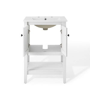 ModwayModway Prestige 24" Bathroom Vanity EEI-4246 EEI-4246-WHI-WHI- BetterPatio.com