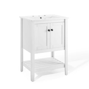 ModwayModway Prestige 24" Bathroom Vanity EEI-4246 EEI-4246-WHI-WHI- BetterPatio.com