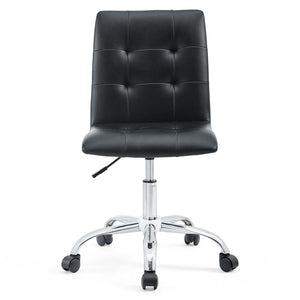 ModwayModway Prim Armless Mid Back Office Chair EEI-1533 EEI-1533-BLK- BetterPatio.com