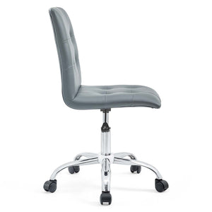 ModwayModway Prim Armless Mid Back Office Chair EEI-1533 EEI-1533-GRY- BetterPatio.com