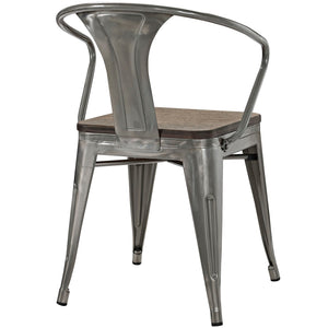 ModwayModway Promenade Bamboo Dining Chair EEI-2030 EEI-2030-GME- BetterPatio.com