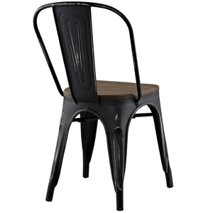 ModwayModway Promenade Bamboo Side Chair EEI-2028 EEI-2028-BLK- BetterPatio.com