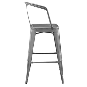 ModwayModway Promenade Bar Stool EEI-2817 EEI-2817-GME- BetterPatio.com