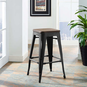 ModwayModway Promenade Counter Stool EEI-2820 EEI-2820-BLK- BetterPatio.com