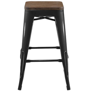 ModwayModway Promenade Counter Stool EEI-2820 EEI-2820-BLK- BetterPatio.com