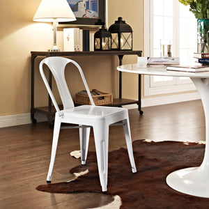 ModwayModway Promenade Dining Side Chair EEI-266 EEI-266-WHI- BetterPatio.com