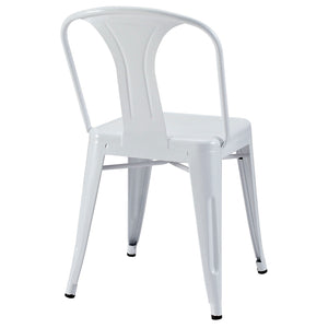 ModwayModway Promenade Dining Side Chair EEI-266 EEI-266-WHI- BetterPatio.com