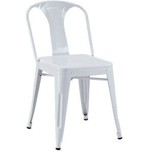 ModwayModway Promenade Dining Side Chair EEI-266 EEI-266-WHI- BetterPatio.com